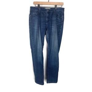 Levis Womens Mid Rise Skinny Jeans Size 14 Denim Blue Casual Wear